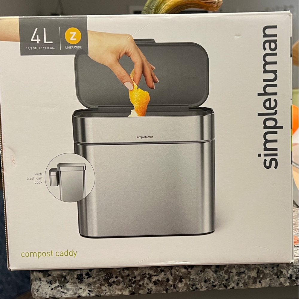 Simplehuman Stainless Steel Compost Bin